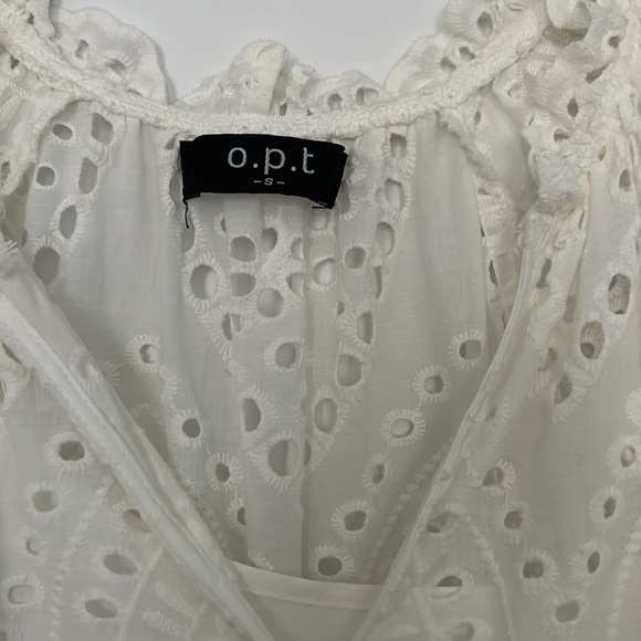 White Eyelet Dress - Picture 3 of 6